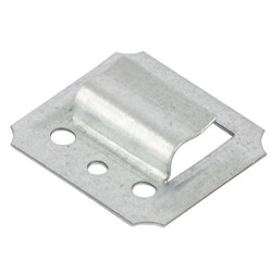 Кляймер №3, оцинкованный с гвоздями, 100 шт Сибртех 46573 - фото 726899