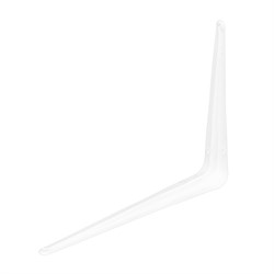 Кронштейн угловой с ребром, 200х250 мм, белый Сибртех 93953 - фото 726971
