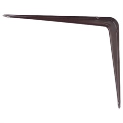 Кронштейн угловой с ребром, 100 х 125 мм, коричневый Сибртех 94022 - фото 726982