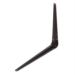 Кронштейн угловой с ребром, 250 х 300 мм, коричневый Сибртех 94027 - фото 727005