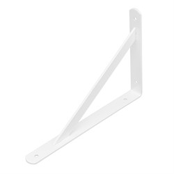 Кронштейн усиленный, 300 х 200 х 30 х 4 мм, белый Сибртех 94046 - фото 727051