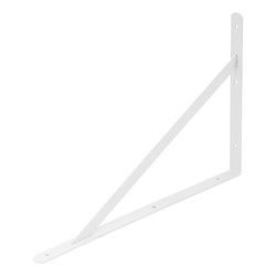 Кронштейн усиленный, 500 х 350 х 30 х 4 мм, белый Сибртех 94048 - фото 727063