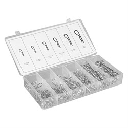 Набор шплинтов, S головки, с фиксацией, 150 предметов Сибртех 47605 - фото 727124