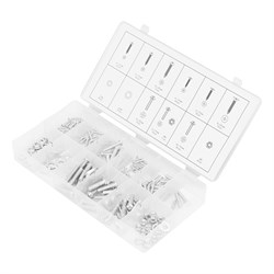 Набор саморезов, винтов, гаек, шайб, 347 предмет Сибртех 47609 - фото 727135