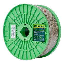 Трос металлополимерный прозрачный ПР-3.0, толщина 3.0 мм, катушка 200 метров Сибртех 47628 - фото 727275