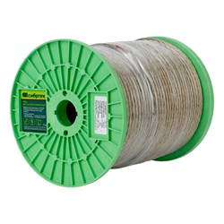 Трос металлополимерный прозрачный ПР-6.0, толщина 6.0 мм, катушка 150 метров Сибртех 47640 - фото 727305