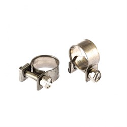 Хомуты металлические, MINI 12-14 мм, ширина 9 мм, винтовой, W4, 2 шт Сибртех 475043 - фото 727531