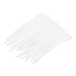 Хомуты многоразовые 150 x 7.2 мм, пластиковые 50 шт Сибртех 45571 - фото 727561