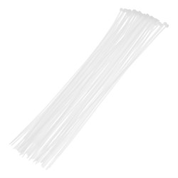 Хомуты, 500 x 4.8 мм, пластиковые, белые, 50 шт Сибртех 45539 - фото 727696