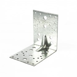 Крепежный уголок усиленный 2.5 мм, KUU 130 x 130 x 100 мм Сибртех 464137 - фото 727849