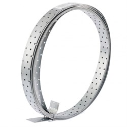 Лента перфорированная монтажная, 1.5 мм, LM 4см х 10 м, отвер. 4.5-5 мм, цинк Сибртех 46582 - фото 727857