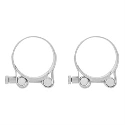 Хомуты металлические, силовые 40-43 мм, ширина 20 мм, шарнирный, W1, 2 шт Сибртех 47525 - фото 728153