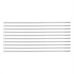 Хомуты, 300 x 4.8 мм, пластиковые, белые, 100 шт Сибртех 45536 - фото 728243