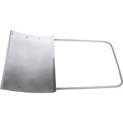 Движок для уборки снега алюминиевый, 755 х 505 х 1240 мм, стальная рукоятка, Сибртех 61526 - фото 728533