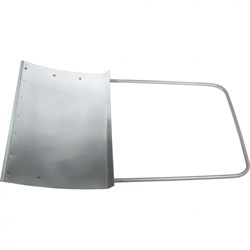 Движок для уборки снега стальной оцинкованный, 755 х 495 х 1245 мм, стальная рукоятка, Сибртех 61595 - фото 728546