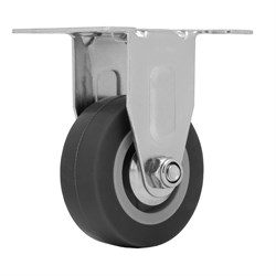 Колесо неповоротное D 50 мм, крепление  платформенное Сибртех 68707 - фото 728606