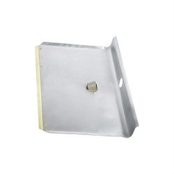 Лопата для уборки снега тротуарная, алюминиевая, 400 х 400 мм, без черенка, Сибртех 61543 - фото 728895