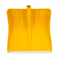 Лопата для уборки снега пластиковая, желтая, 420 х 425 мм, без черенка, Сибртех 61616 - фото 728934