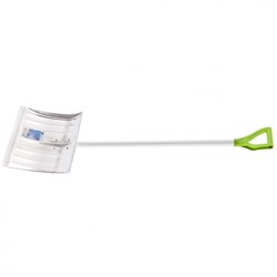 Лопата для уборки снега алюминиевая, 470 х 350 х 1370 мм, стальной черенок, Сибртех 61624 - фото 728983