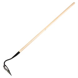 Мотыга стальная усиленная, 190 х 60 х 1430 мм, деревянный черенок, Сибртех 62283 - фото 729148