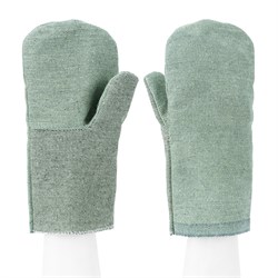 Рукавицы брезентовые огнеупорные, 1 размер Сибртех 68115 - фото 729203