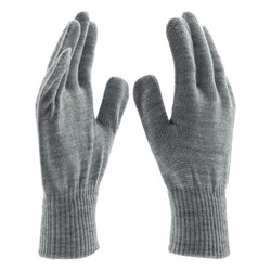 Перчатки трикотажные, акрил, серая туча, двойная манжета Сибртех 68672 - фото 729550