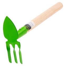 Мотыжка комбинированная, 60 х 380 мм, стальная, деревянная рукоятка, Агроном, Сибртех 62306 - фото 729737