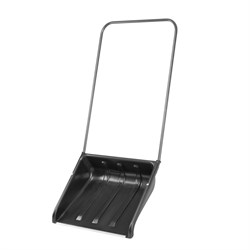 Движок для уборки снега пластиковый, 570 х 470 х 1300 мм, стальная рукоятка, Сибртех 615925 - фото 729891