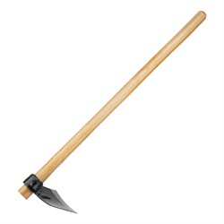 Кетмень, 148 х 243 х 900 мм, цельнокованый, деревянный лакированный черенок, Сибртех 62367 - фото 729901