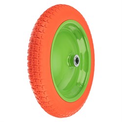 Колесо полиуретановое 3.00-8, длина оси 90 мм, подшипник 20 мм Сибртех 689765 - фото 729937