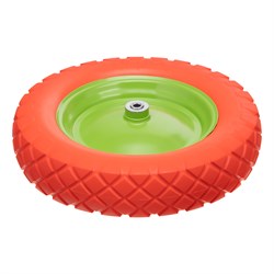 Колесо полиуретановое 4.80/4-8, длина оси 90 мм, подшипник 12 мм Сибртех 689785 - фото 729945