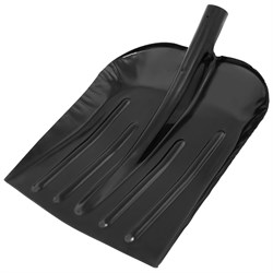 Лопата для уборки снега стальная эмалированная, 330 х 365 мм, без черенка, Сибртех 61531 - фото 730044