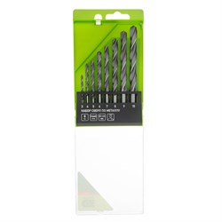 Набор сверл по металлу, 3-10 мм, 8 шт, Р6М5, пластиковый кейс, Сибртех 72349 - фото 731110