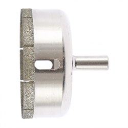 Сверло по стеклу и керамической плитке, 70 х 55 мм, цилиндрический хвостовик Сибртех 726707 - фото 731404