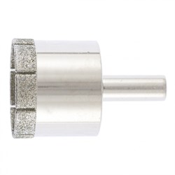 Сверло по стеклу и керамической плитке, 38 х 55 мм, цилиндрический хвостовик Сибртех 726387 - фото 731461