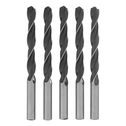 Сверло по металлу, 12 мм, быстрорежущая сталь, 5 шт, цилиндрический хвостовик Сибртех 722985 - фото 731899