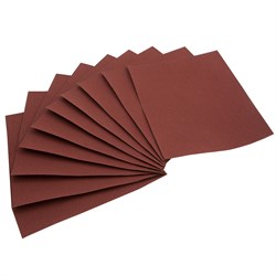 Шлифлист на бумажной основе, P 100, 230 х 280 мм, 10 шт, влагостойкий Сибртех 756087 - фото 732243