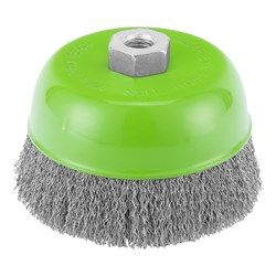 Щетка для УШМ, 125 мм, М14, "чашка", витая проволока Сибртех 746067 - фото 732356