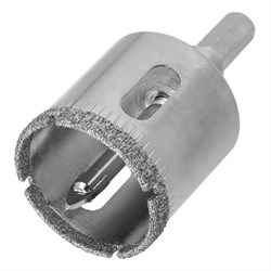 Сверло по керамической плитке и стеклу, 30 х 55 мм, шестигранный хвостовик, с центрующим сверлом Сибртех 72716 - фото 732929