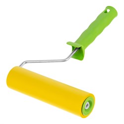 Валик прижимной резиновый с ручкой, 180 мм, D ручки 6 мм Сибртех 81034 - фото 733261