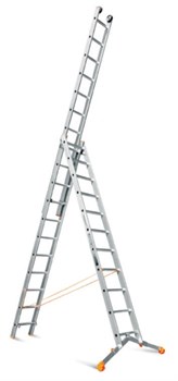 Алюминиевая трехсекционная лестница Эйфель Ювелир 3х7 - фото 73328