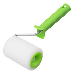 Валик "Поролон" с ручкой, 100 мм, D 48 мм, D ручки 6 мм Сибртех 80101 - фото 733303