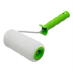 Валик "Искусственный мех" с ручкой, 150 мм, ворс 15 мм, D 48 мм, D ручки 6 мм, полиэстер Сибртех 80112 - фото 733337