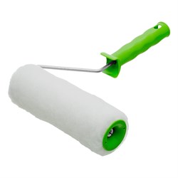 Валик "Искусственный мех" с ручкой, 200 мм, ворс 15 мм, D 48 мм, D ручки 6 мм, полиэстер Сибртех 80113 - фото 733343