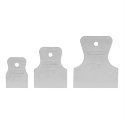 Набор шпателей 40-60-80 мм, белая резина, 3 шт Сибртех 85803 - фото 733788