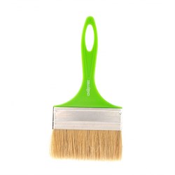 Кисть флейцевая "Евро", 100 x 8, натуральная щетина, пластиковая ручка Сибртех 83304 - фото 733960