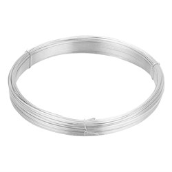 Проволока стальная 50 м, оцинкованная, термообработанная 0.8 мм Сибртех 84905 - фото 734059