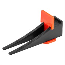 Система выравнивания плитки (СВП) комплект: зажимы, клинья (40/40 шт) в пакете Сибртех 88060 - фото 734544