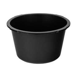 Таз круглый строительный, черный, 30 л, Сибртех 81455 - фото 734630