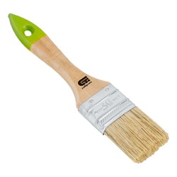 Кисть плоская 36 мм, натуральная щетина, деревянная ручка Сибртех 82262 - фото 735521